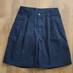 IZOD‎ Pleated Navy School Uniform Shorts Size 12